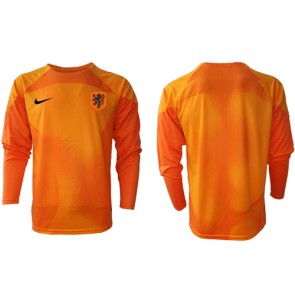 Nederland Keeper Bortedrakt VM 2022 Langermet